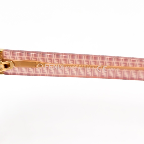 Fendi Oval Oversized Burgundy Logo Designer FF 7PHK8 Sunglasses - Picture 9 of 10